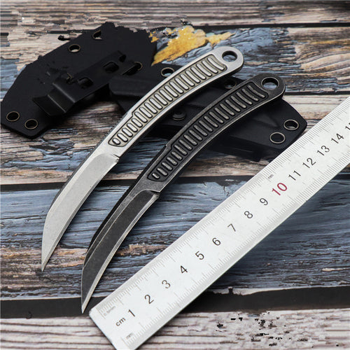 New Camping Outdoor Portable Fixed Neck Knife